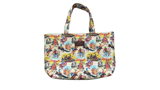 Oversized Tote- Cowboy