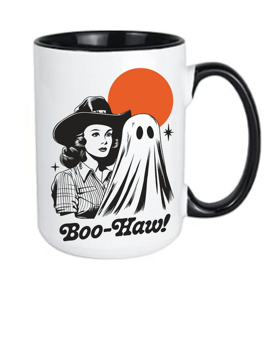 15oz Mug- Boo-Haw