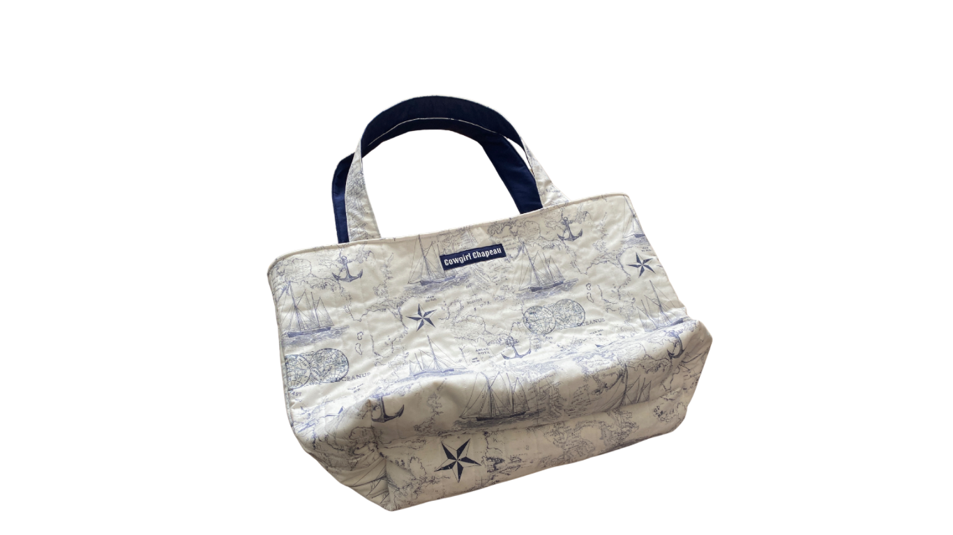 Oversized Tote- Coastal Cowgirl