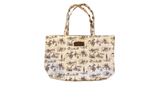 Oversized Tote- Bronco