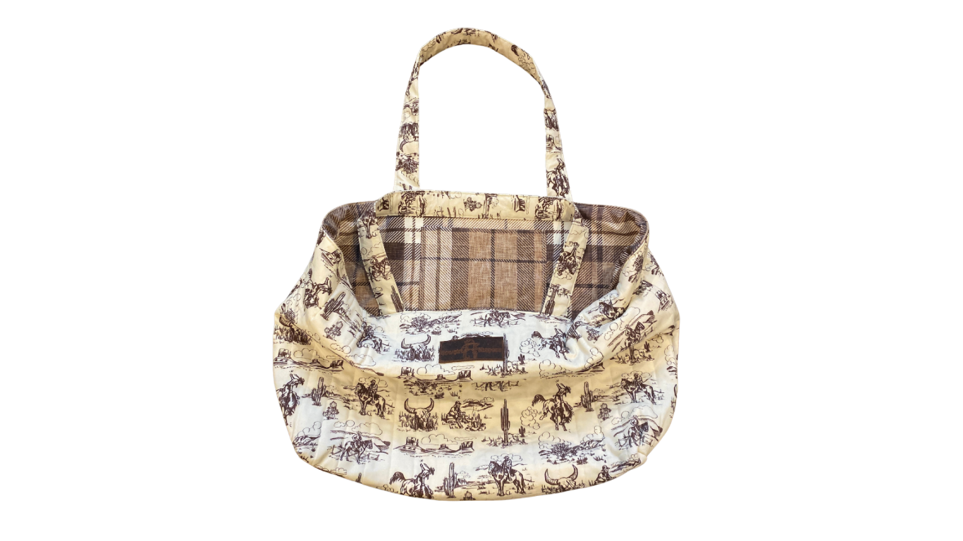 Oversized Tote- Bronco