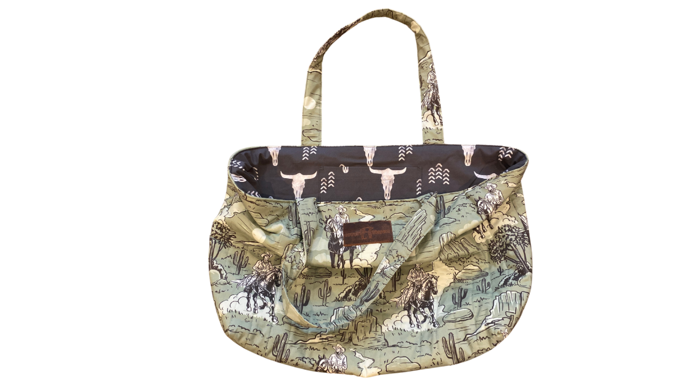 Oversized Tote- The West