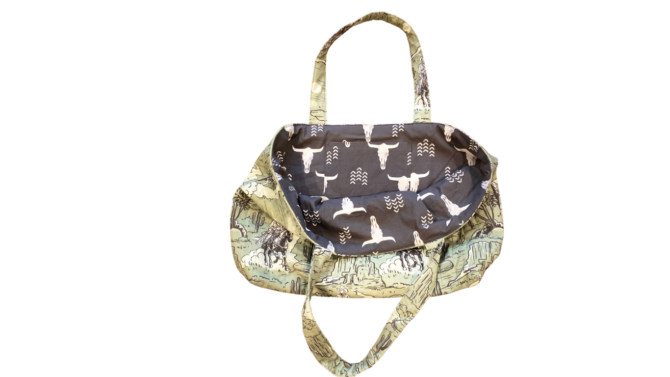 Oversized Tote- The West