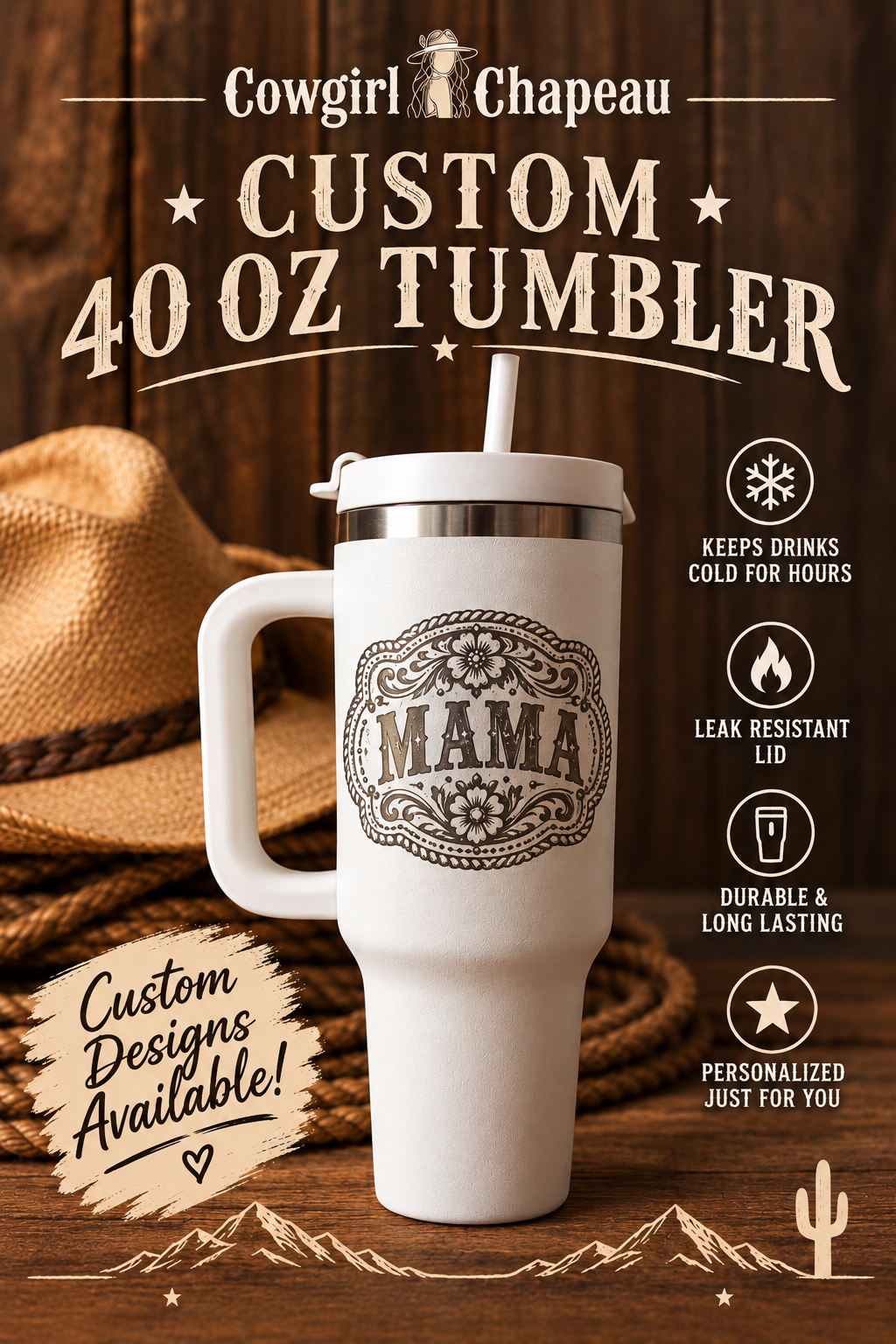 Custom 40 oz Tumbler